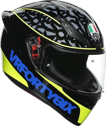 CASCO MOTO INTEGRALE AGV K1 TOP VR46 SPEED 46 REPLICA VALENTINO ROSSI TG L  | eBay