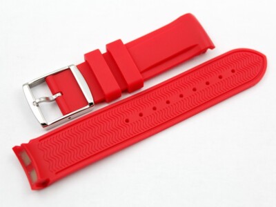 Cinturino per orologio a sgancio rapido per uomo donna Cinturino in silicone con fibbia in acciaio colorato -18 mm, 20 mm, 22 mm  1511