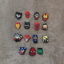 Shoe Charms for Crocs Super Hero Marvel DC Superman Flash  You Pick  NEW 