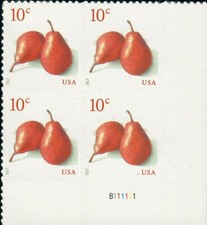 1 #5178 .10 PEARS PB OF 4. BIN $1.39.