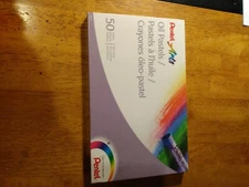 Pentel Arts Oil Pastels, 50 Color Set (PHN-50)