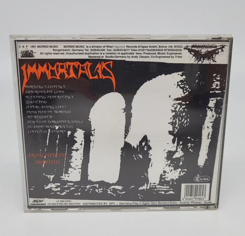 CD - Immortalis - Indicium de Mortuis - 1st press - Picture 2 of 4