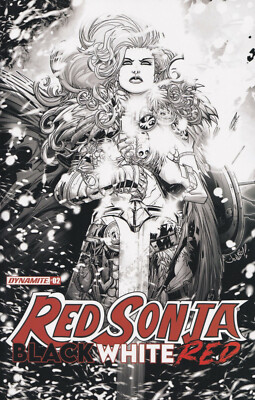 RED SONJA: BLACK, WHITE & RED #2 (JONBOY MEYERS B&W VARIANT) COMIC ~ Dynamite