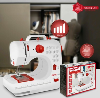 Macchina Da Cucire Per Bambini E Principianti MEGLE - 12 Punti, Doppio Filo, Con Pedale E Alimentazione A Batteria