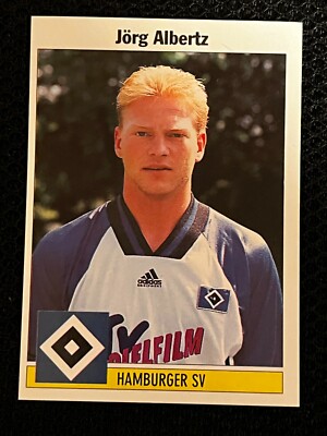 STICKER PANINI BUNDESLIGA FUSSBALL ' 95 JORG ALBERTZ HAMBURGER # 191 NEU