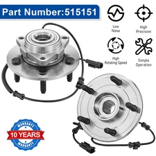 2pc Front Wheel Bearing Hub Assembly for 2012 2013 2014 2015-2018 Dodge Ram 1500