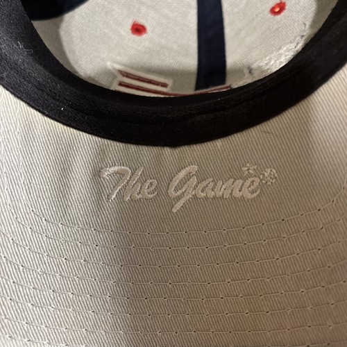 Cappello bandiera americana USA patch logo The Game Pro taglia small blu berretto baseball - Foto 6 di 8