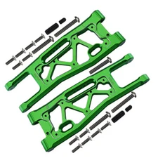 GPM Racing Aluminum 6061-T6 Front Lower Arms Green : 1/8 Sledge