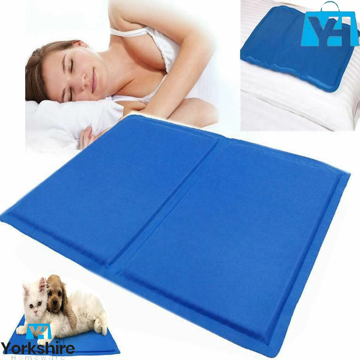 Cooling pad for bed top