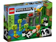 LEGO MINECRAFT (21158) The Panda Nursery - 204 pcs - Ocelot Alex - Damaged Box