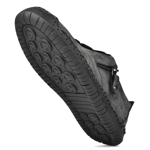 Herren Lässige Leder weiche Sport Walking Schuhe Mokassins Schuhe Sportschuhe - Bild 17 von 31