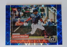 2021 Donruss Livestream Blue (11/249) #5, Ronald Acuna Jr.