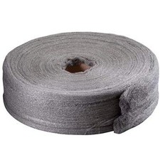 Grade 0000 Steel Wool Roll 5lb for Cleaning Rust Removal and Buffing