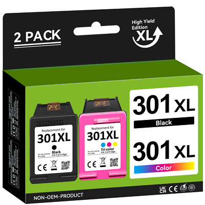 Druckerpatronen F&uuml;r HP 301 XL Deskjet 1050 2540 2050 A 3050 Envy 4500 5530 4504