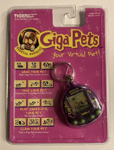 Giga Pet Digital Doggie Factory Sealed Tiger Electronics 1997 Model 71-611 NEW