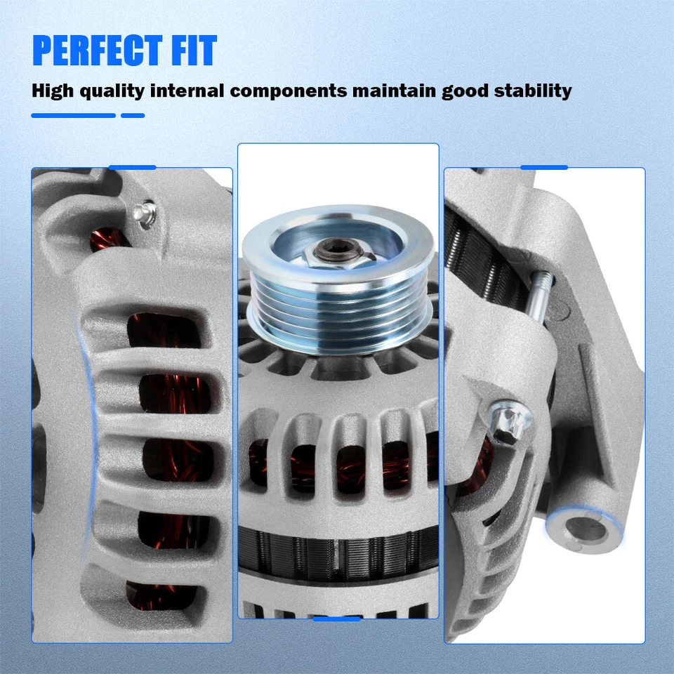 Nuevo alternador de aluminio para Cadillac Chevrolet Tahoe GMC Hummer 2007-2014 6,0 L Foto 4 de 4