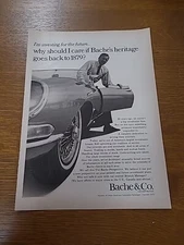 1965 Bache & Co. Incorporated Vintage PRINT AD Stock Commodity Secondaries RARE