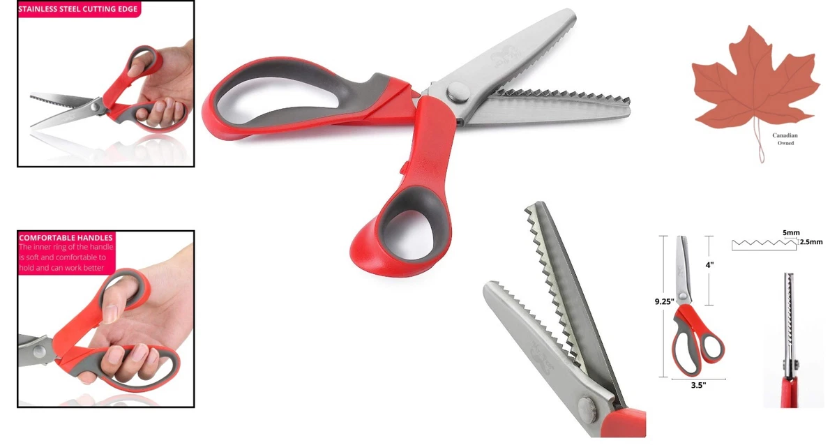 Decorative edge sale scissors for fabric