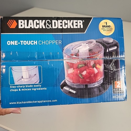 BLACK+DECKER FreshPrep One-Touch 3 Cup Food Chopper, Black - Picture 5 of 6