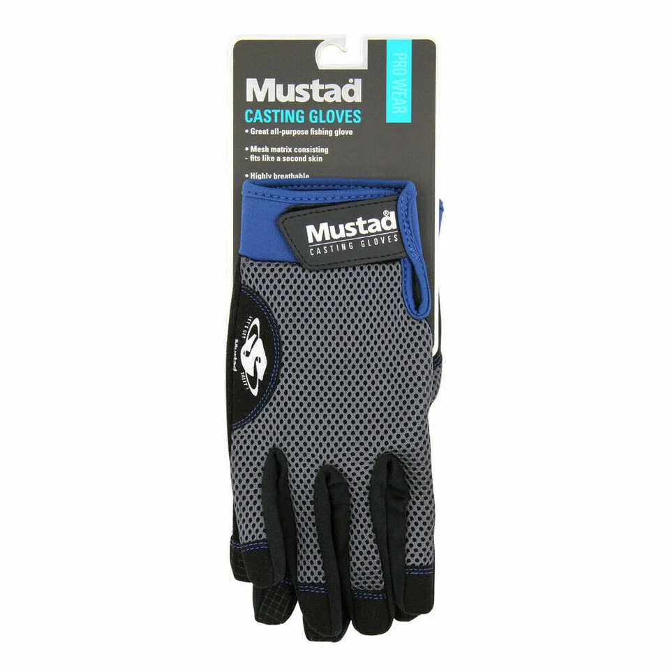 Guantes de pesca Mustad Casting GL002 elige tu talla (mediana o grande) Foto 2 de 3