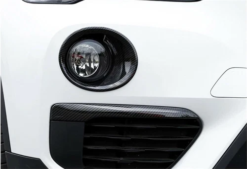 For BMW X1 F48 Carbon Fiber ABS Front Fog Light Lamp Trim Cover 2pcs 2016-2019 - Bild 7 von 9