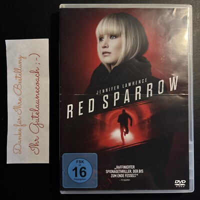 Red Sparrow - (Jennifer Lawrence, Joel Edgerton, Charlotte Rampling) - DVD