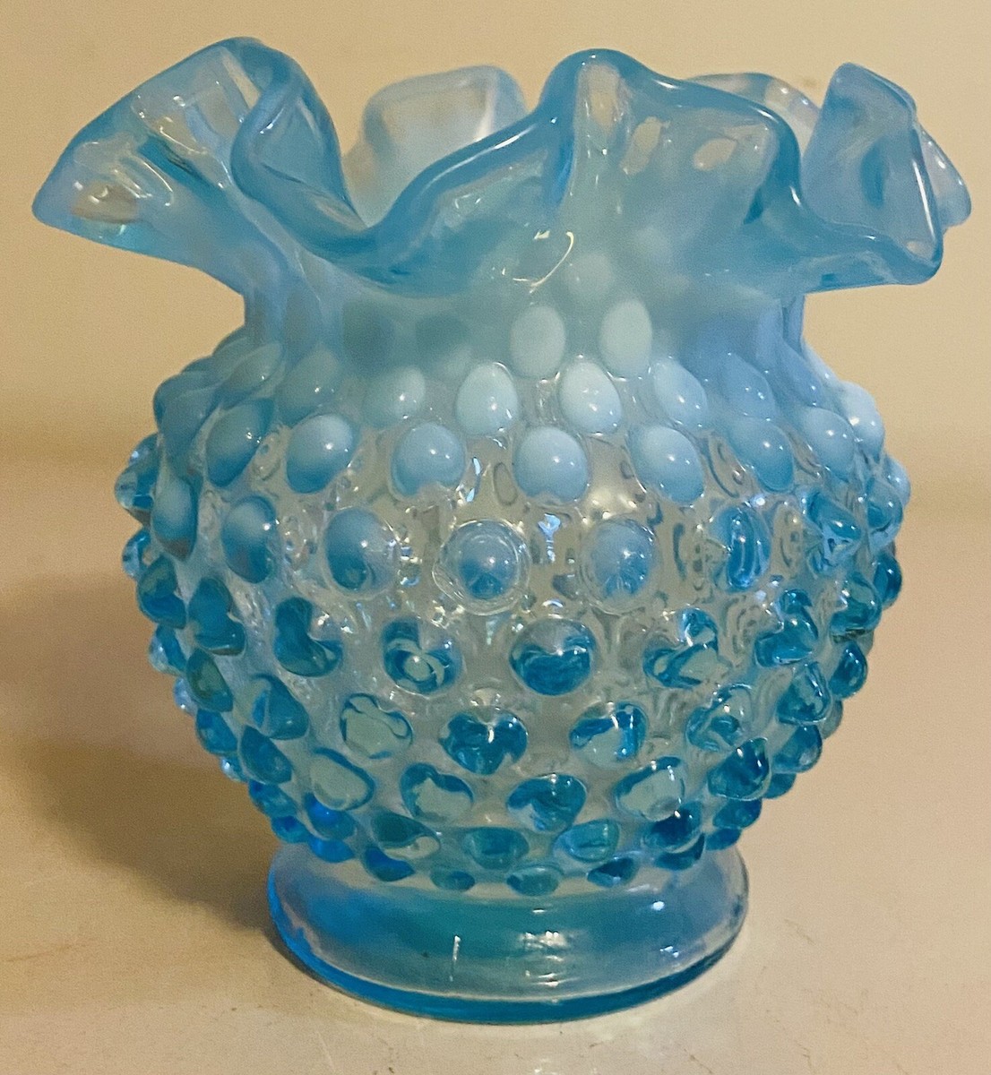 '50~'60 フェントン Fenton Blue Hobnail 美品 Vintage 1950s Fenton Blue Hobnail Vase | Vases & Crocks