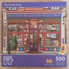 THE PUZZLE SHOP A 500 PIECE JIGSAW BY CORNER PIECE PUZZLES