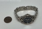 Fossil F2 Silver Tone Black Dial Stainless Steel Women's Watch 51.8g — photo 2