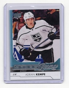 2017-18 Upper Deck Young Guns Adrian Kempe #210 Los Angeles Kings