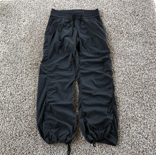 Lululemon Dance Studio Pant Womens Size 6 Black Lightweight Drawstrings Gym Yoga