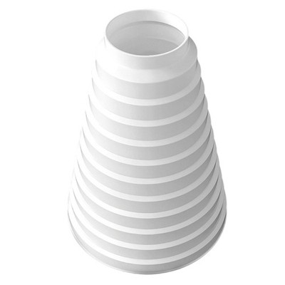 Plastic Duct Reducer Fitting, 26 cm Part Transition Adapte for Air Duct Repair