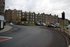 Photo A3 A kink in the road near Wardie Trinity/NT2476 You may wonder w c2013