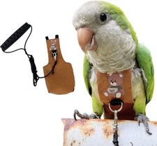 Bird Diaper Harness Flight Suit Clothes, Parrot Flight Suit with Leash for Parro