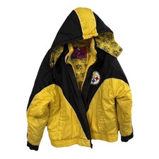 Vintage 90s Era Steelers NFL Licensed Puffer Jacket, Pro Layer, Size XL