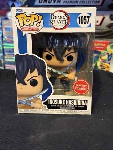 Funko Pop! Inosuke Hashibira #1057 Demon Slayer Gamestop Exclusive w/ Protector