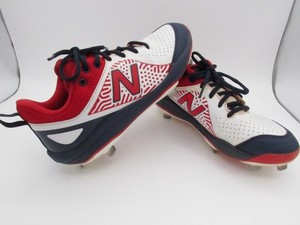 New Balance Women's Fresh Foam Velo V2 Metal Softball Shoe Red and Black Size 8
