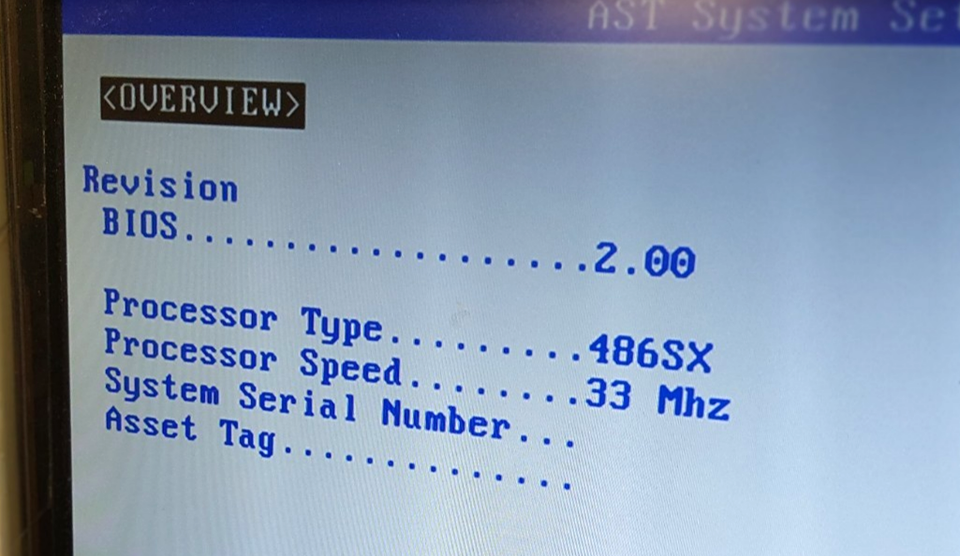 Vintage AST Advantage! Pro Multimedia PC Intel 486SX/33 - NO HDD / 4MB ...