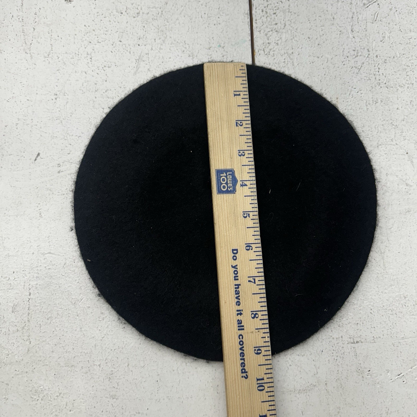 Solid Black Fleece Basic French Style Plain Beret… - image 3