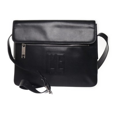 Aigner, Umhängetasche, Vinatge, Unisex (Erwachsene), Leder, Schwarz #clP