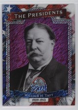 2026 Leaf Metal Presidents' Day Pink Shimmer /7 William H Taft #TP-27 13u1