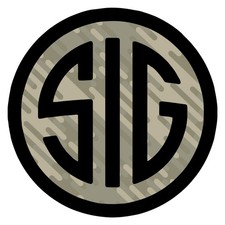 Sig Sauer Camo Circle Firearms Die Cut Sticker 5.5 Gun 1776 - 4 Olive Or Tan