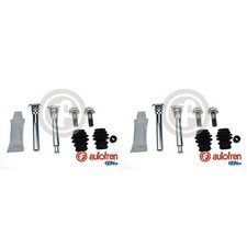 2X AUTOFREN FÜHRUNGSHÜLSEN-SATZ BREMSSATTEL VORNE HINTEN passend für CITROËN C4 