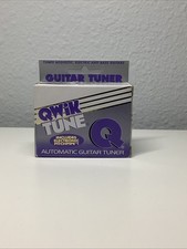 Guitar Tuner pitch pipe Qwik Tune QT-11 Quartz Automatic Electric Bass Tested
