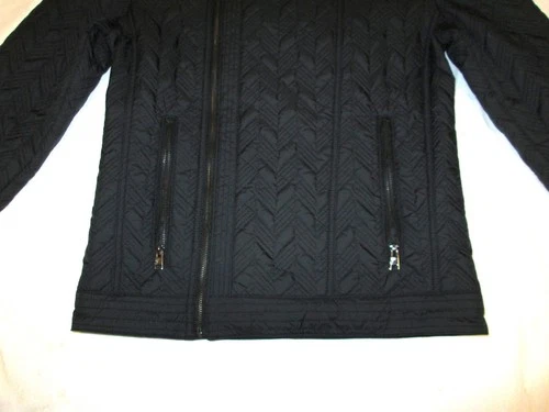 VERSACE COLLECTION MEN'S QUILTED BLACK MOTO JACKET image 6