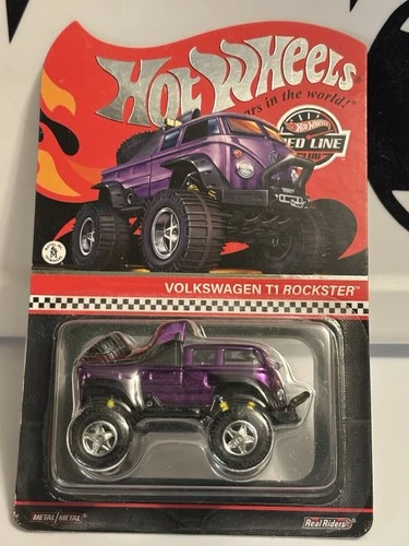Hot Wheels Volkswagon Rockster, 4x4 Diecast, Real Riders, REDLINE CLUB, VW VAN,,