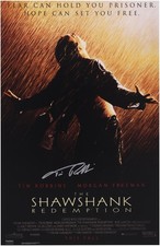 Tim Robbins Autographed The Shawshank Redemption 11" x17" Movie Poster