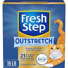 Long Lasting Clumping Cat Litter with Febreze Freshness Odor Control 19 lb