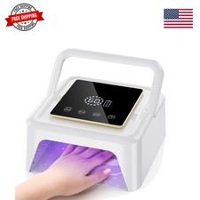 Lámpara de Uñas UV Inalámbrica 108W, Lámpara de Uñas LED Profesional con 36 Cuentas y Táctil...