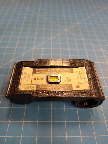 Vintage Triple Print 12 Exp Film Cartridge Camera Photography Collectible